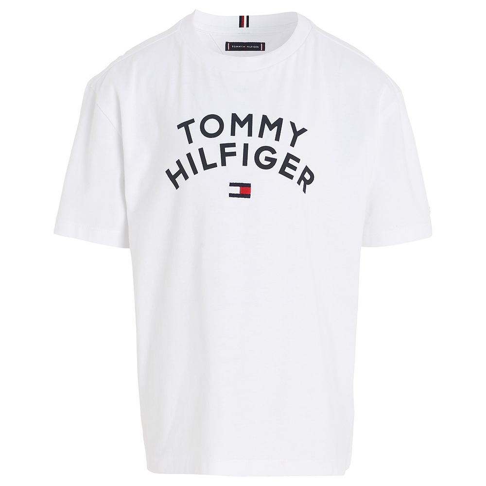 Tommy Hilfiger - Tommy Hilfiger Flag Short Sleeves Tee - White