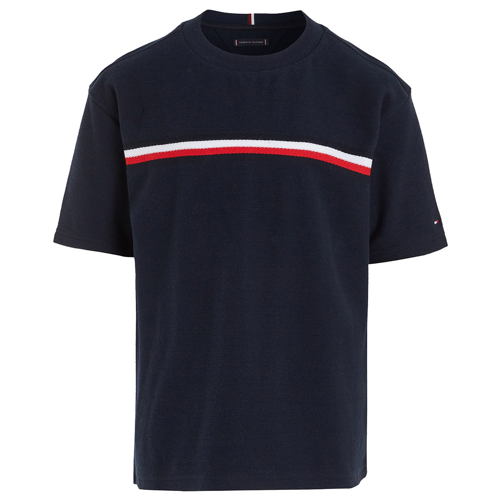 Tommy Hilfiger Tape Short Sleeves Tee Blue Buy at Best Price from Mumzworld United Arab Emirates