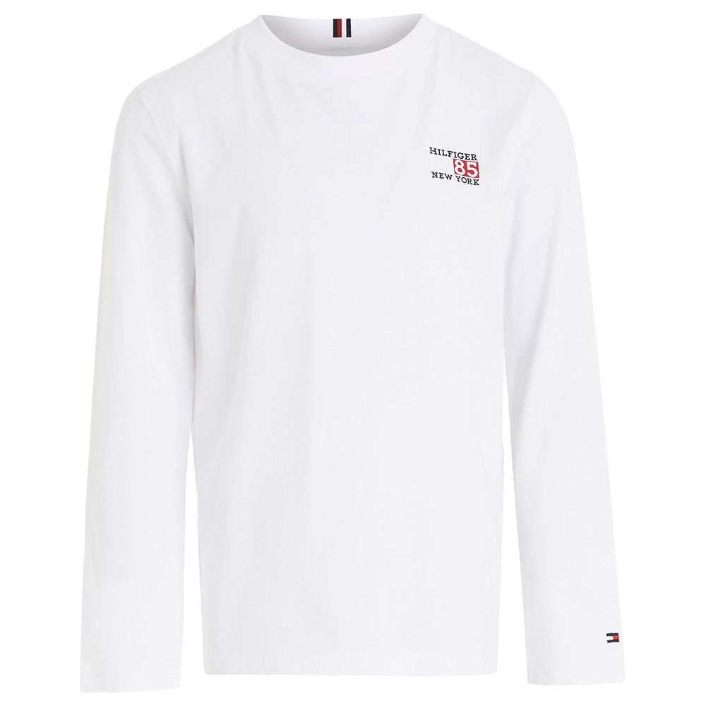 Tommy Hilfiger - New York Flag Graphic Long Sleeves Tee - White