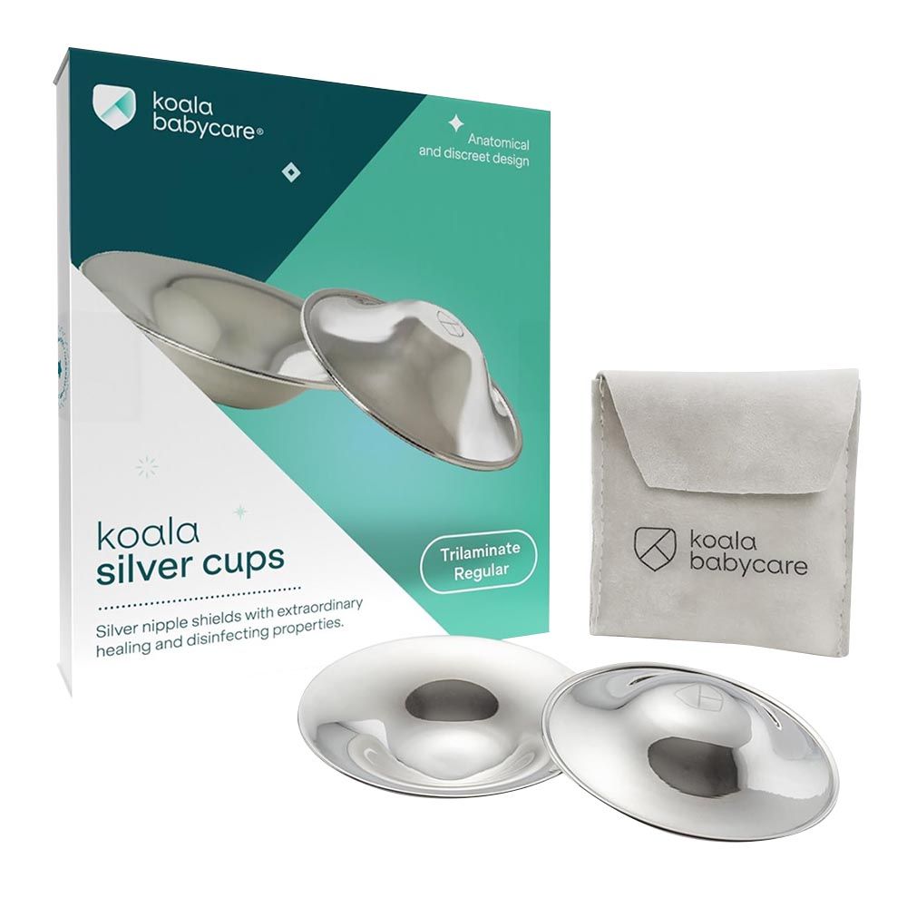 Koala Babycare - Silver Cups Nipple Shields - Regular