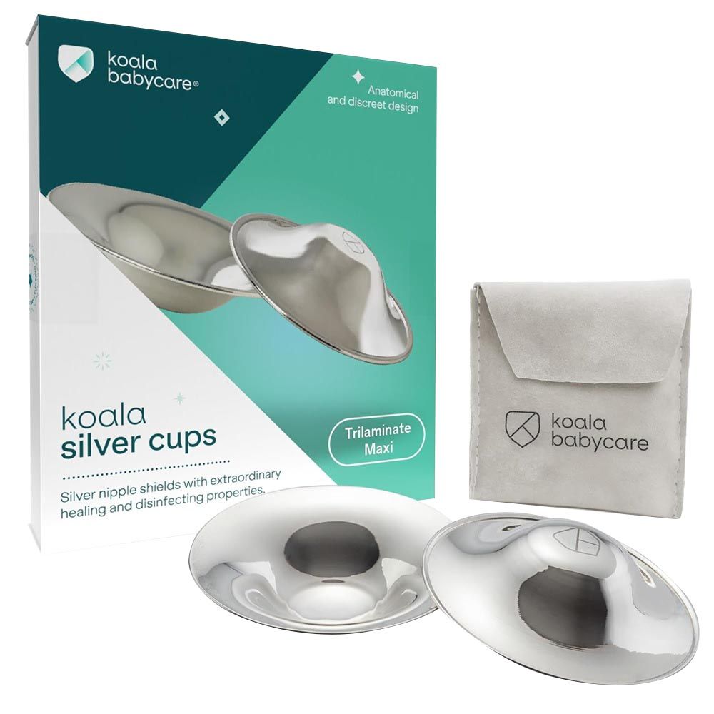 Koala Babycare - Silver Cups Nipple Shields - Maxi