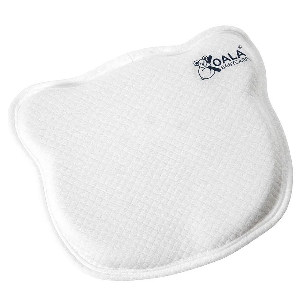 Koala Babycare - Perfect Head Flat Head Baby Pillow - White