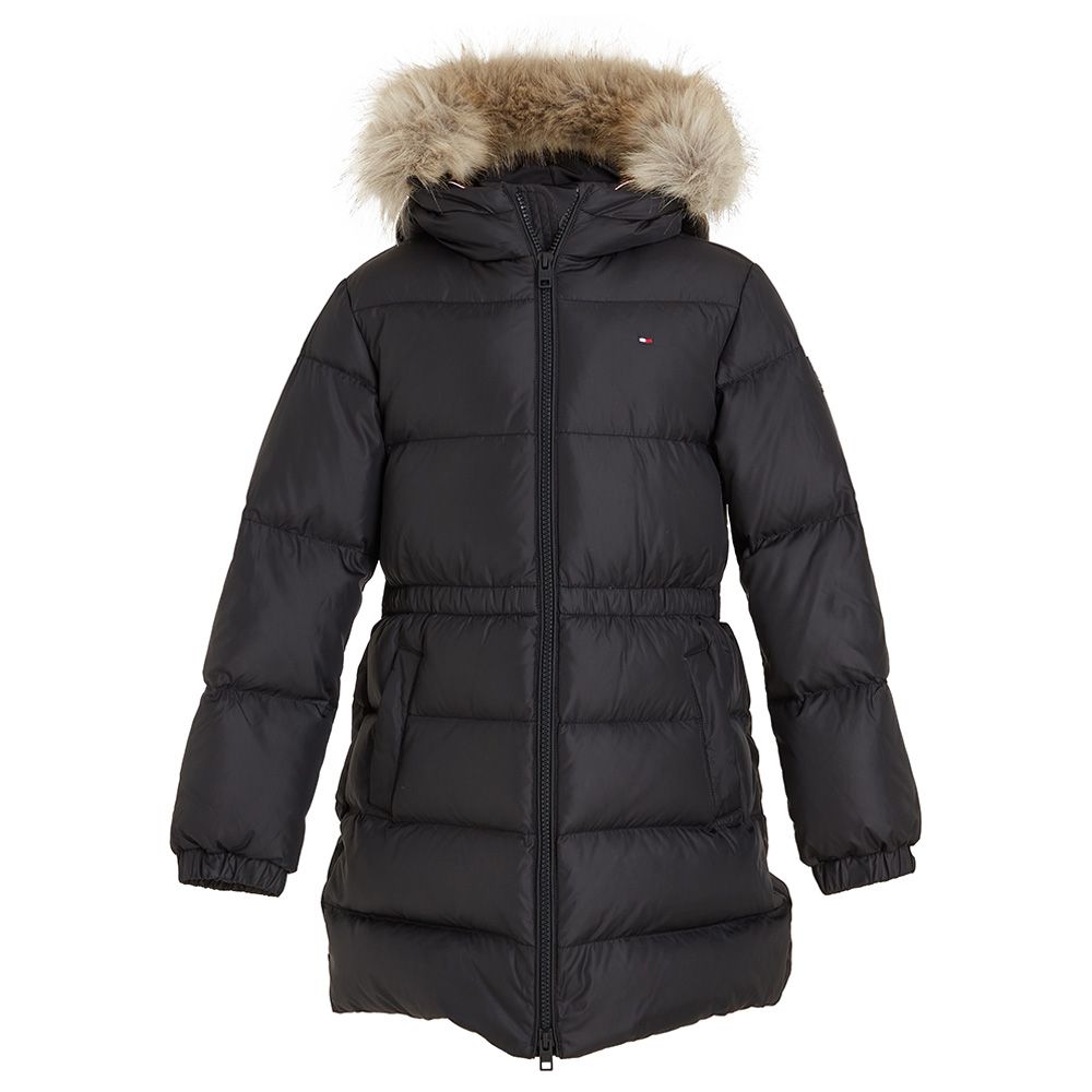 Tommy Hilfiger - Long Waisted Down Jacket - Black