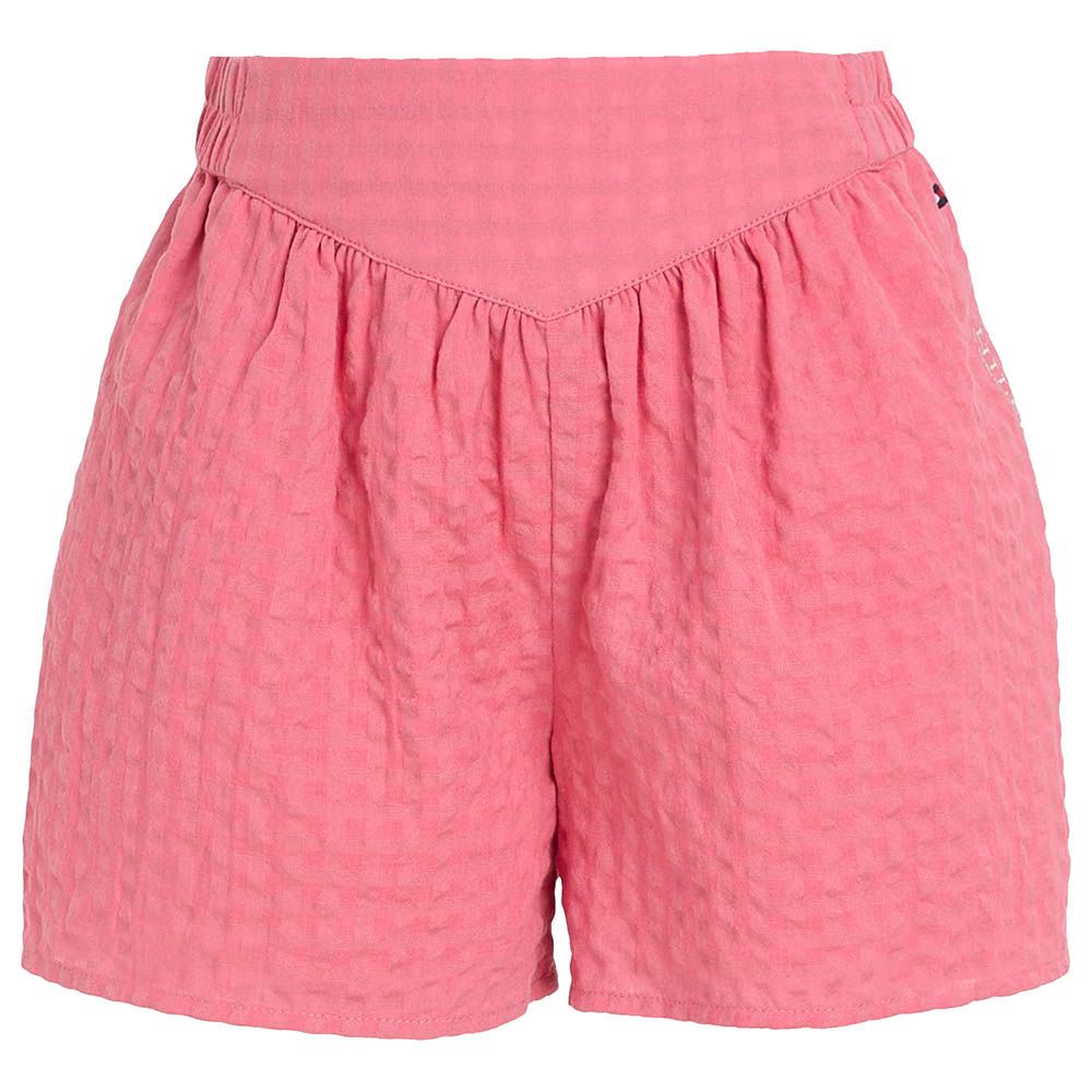 Tommy Hilfiger - Seersucker Gingham Shorts - Pink