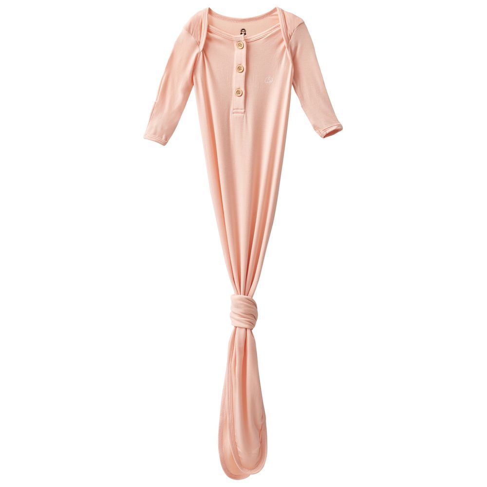 Anvi Baby - Knotted Gown - Peach