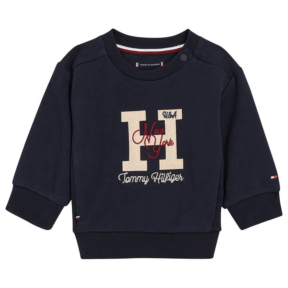 Tommy Hilfiger - 2pc-Set - Baby TH Crewsuit - Blue