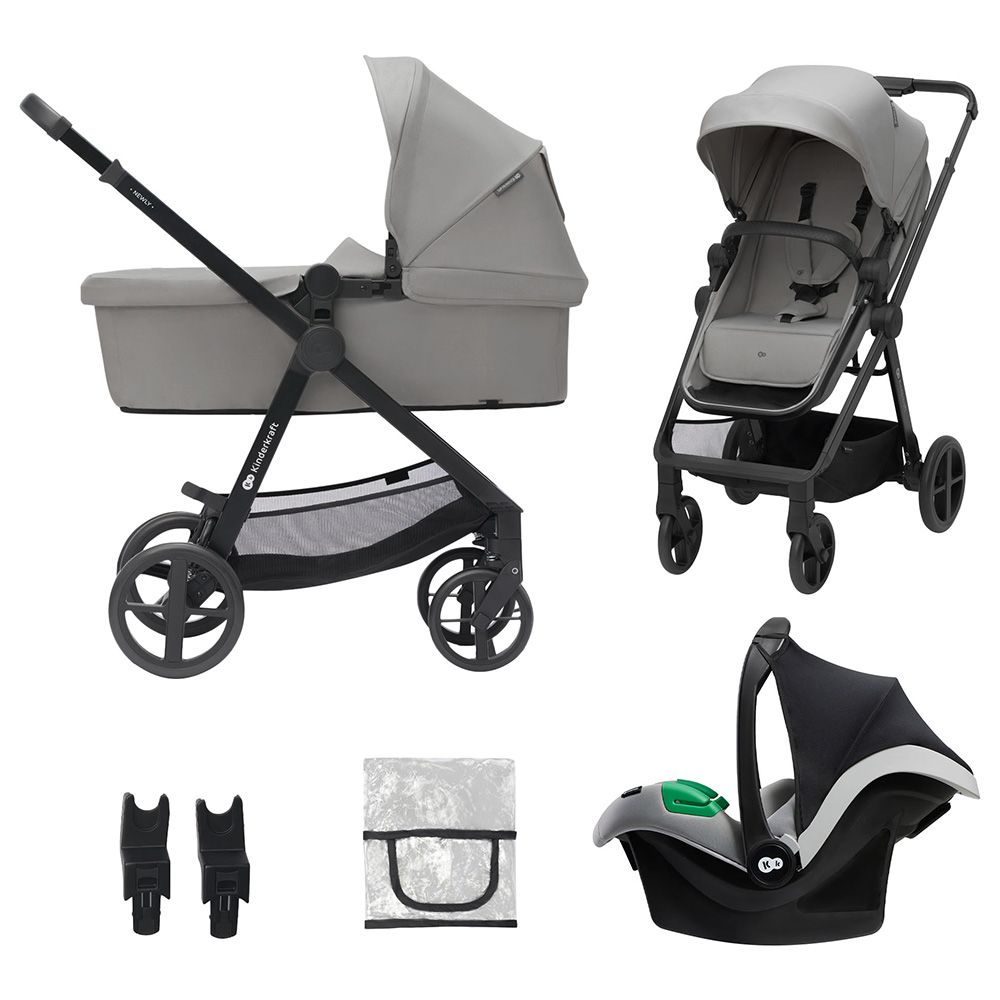 Kinderkraft - Newly Multifunctional Travel System - Moonlight Grey