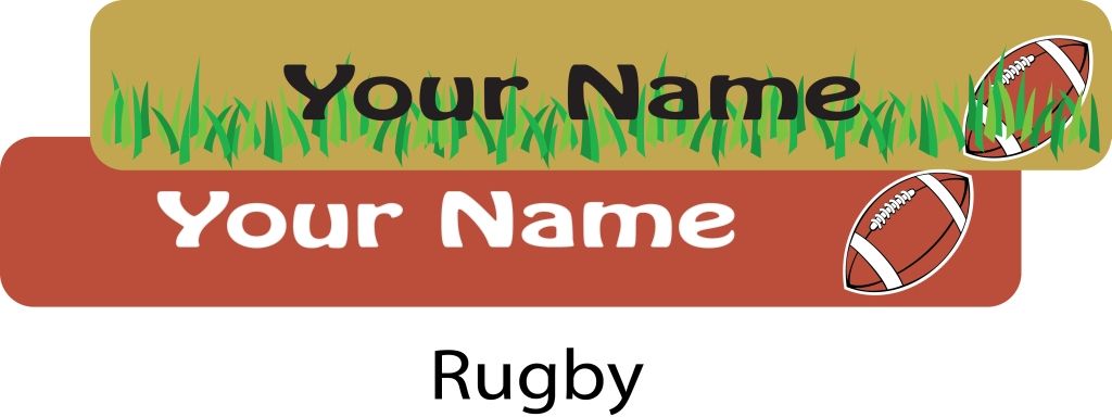 Ladybug - School Labels Rugby - Pack of 131