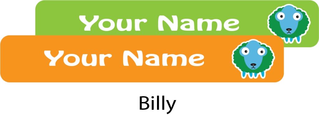 Ladybug - School Labels Billy - Pack of 131