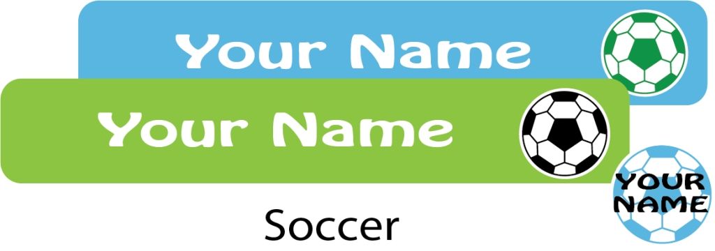 Ladybug - School Labels Soccer - Pack of 131