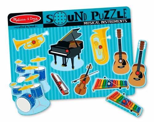 Melissa & Doug Musical Instruments Sound Puzzle