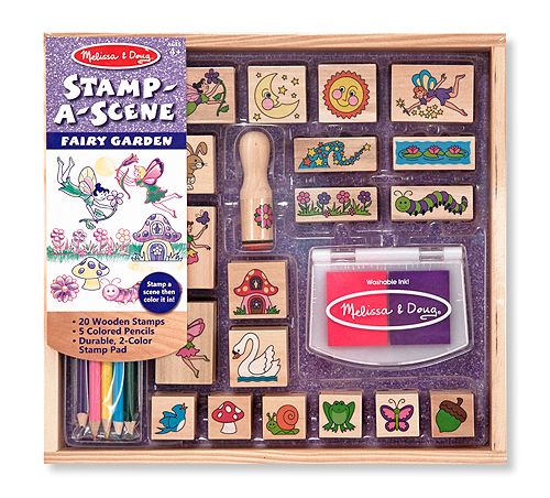 Melissa & Doug Stamp-a-Scene - Fairy Garden