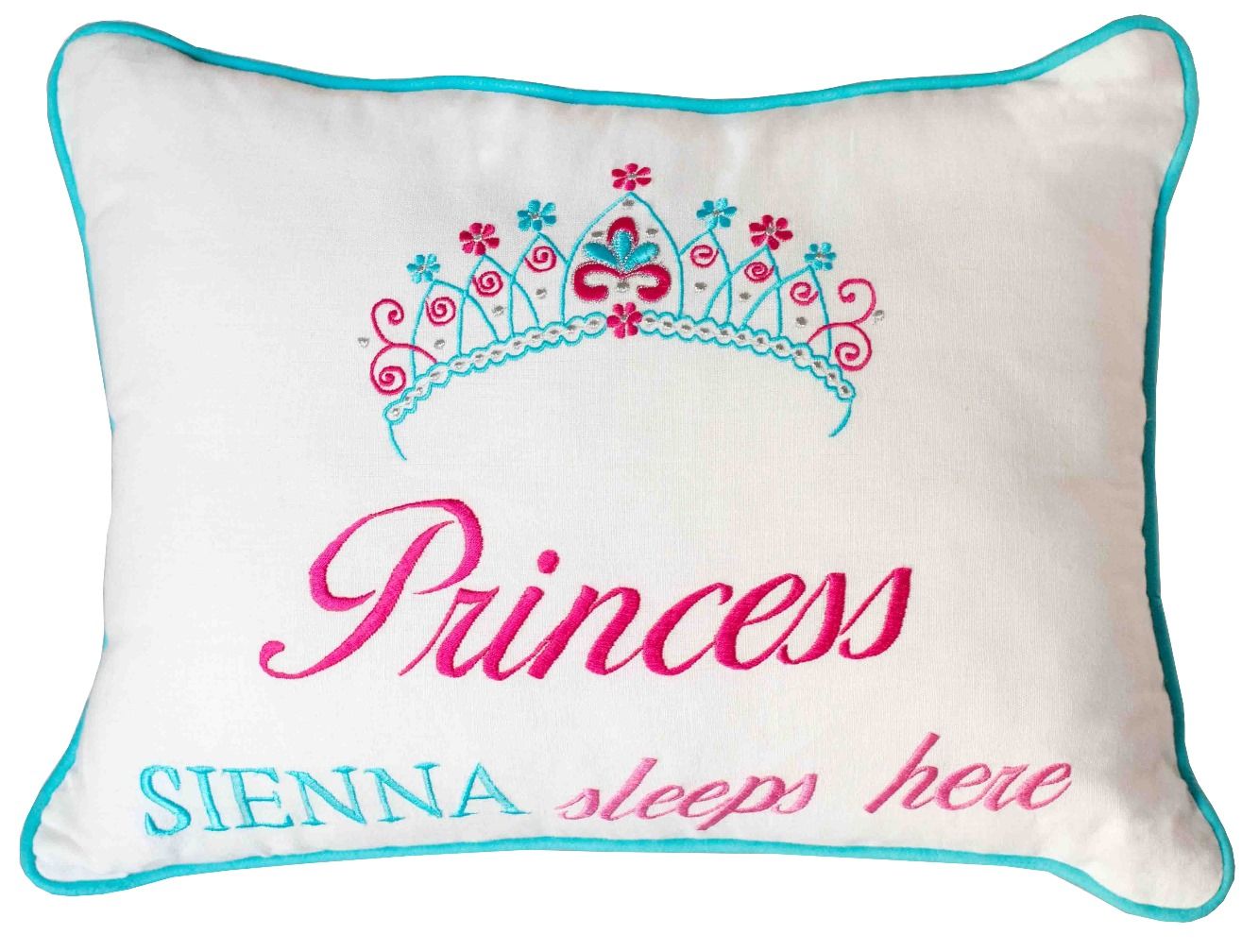 Little West Street - Princess Sleeps Here Personalised Pillow