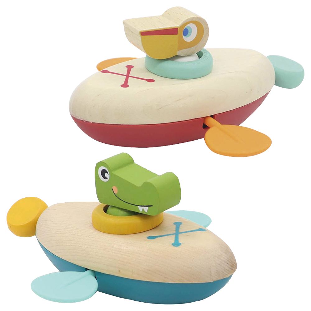 Andreu Toys - Clockwork Water Canoe 1pc - Style May Vary