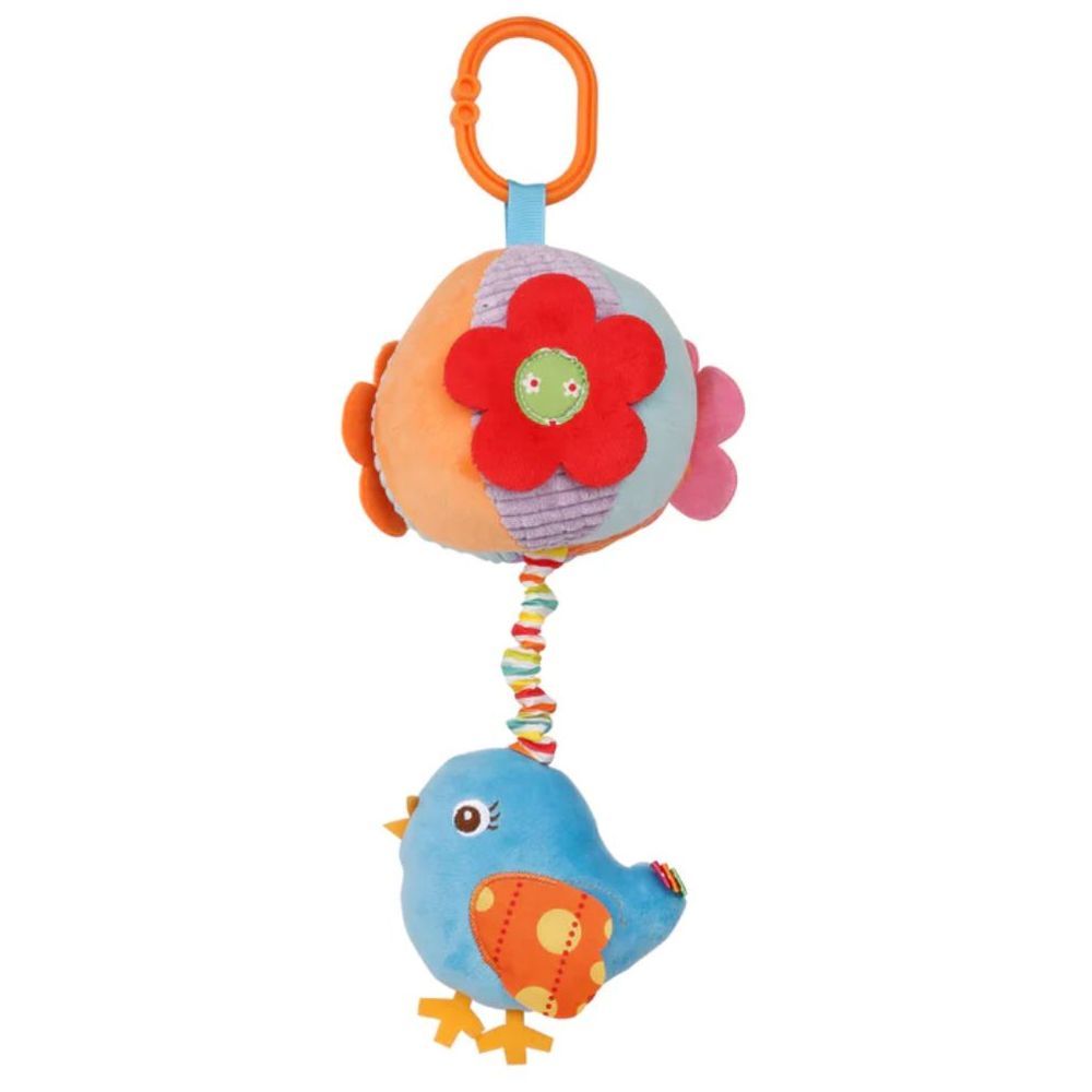 Little Angel - Baby Stroller Crib Plush Hanging Rattle Toy - Bird