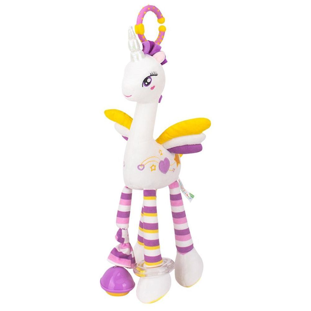 Little Angel - Baby Stroller Plush Hanging Rattle Mobile Toy - Unicorn