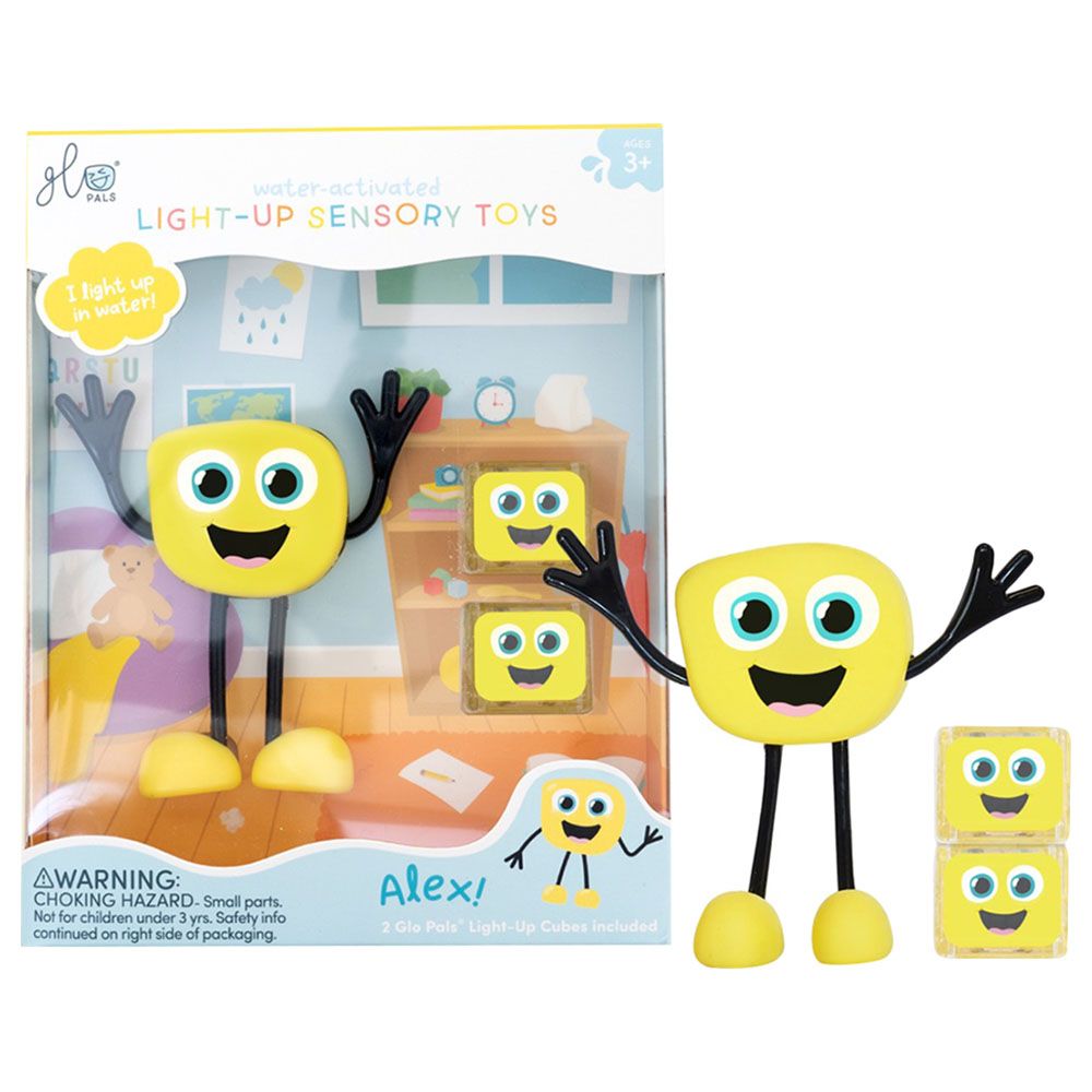 Glo Pals - Character & Light Up Bath Toys - Alex