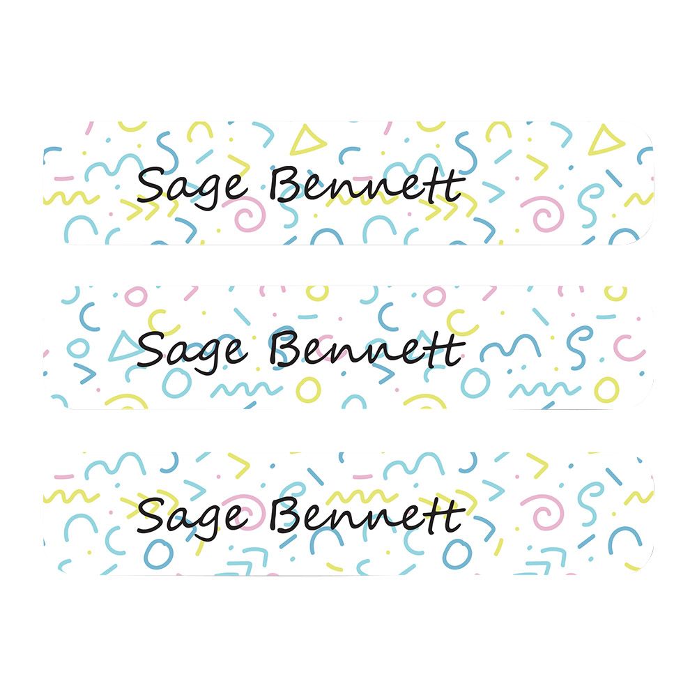 Ladybug Labels - Personalized Waterproof Labels - Simply Confetti - 111pcs