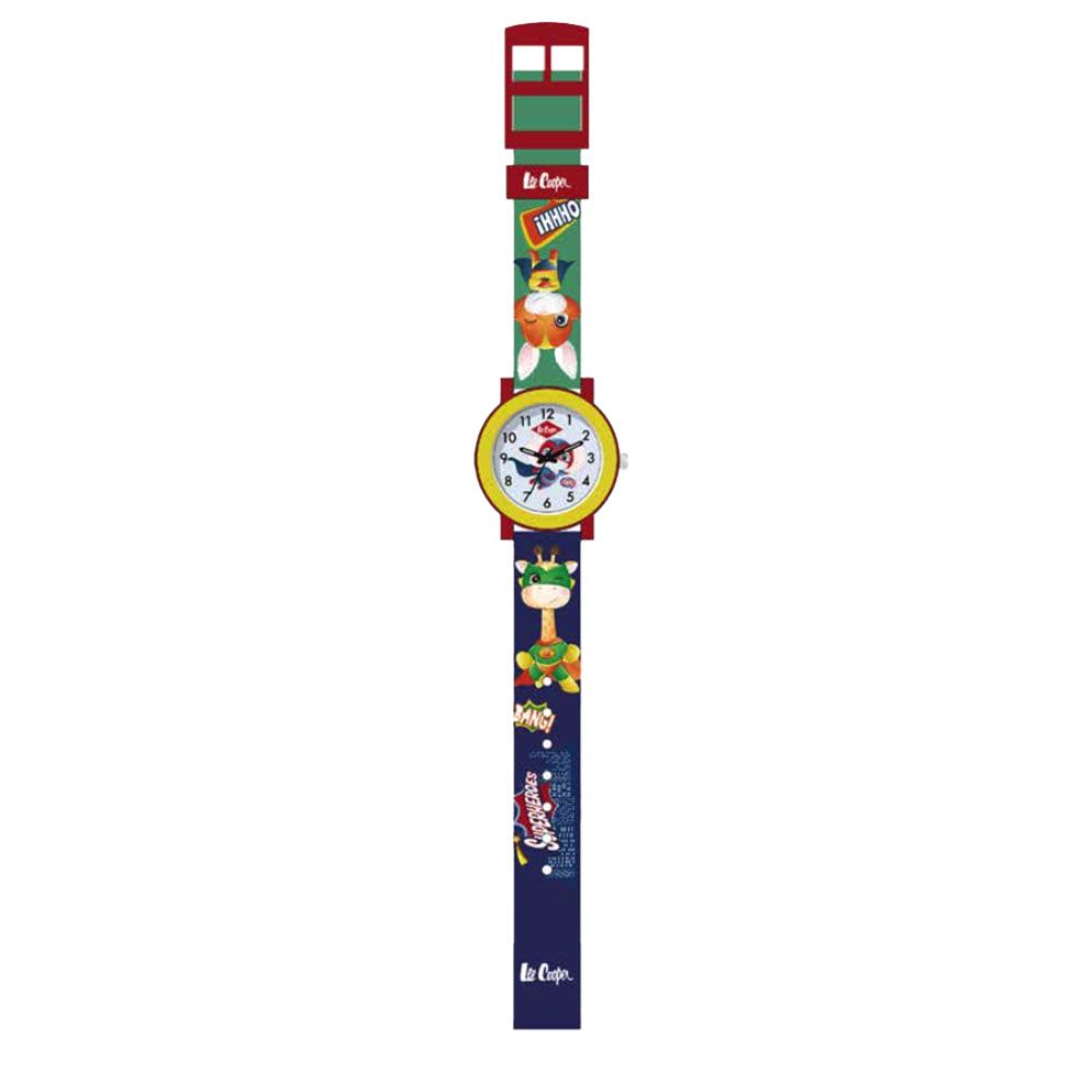 Lee Cooper - Kids Blue Dial Analog Watch - Green/Blue - 30 mm