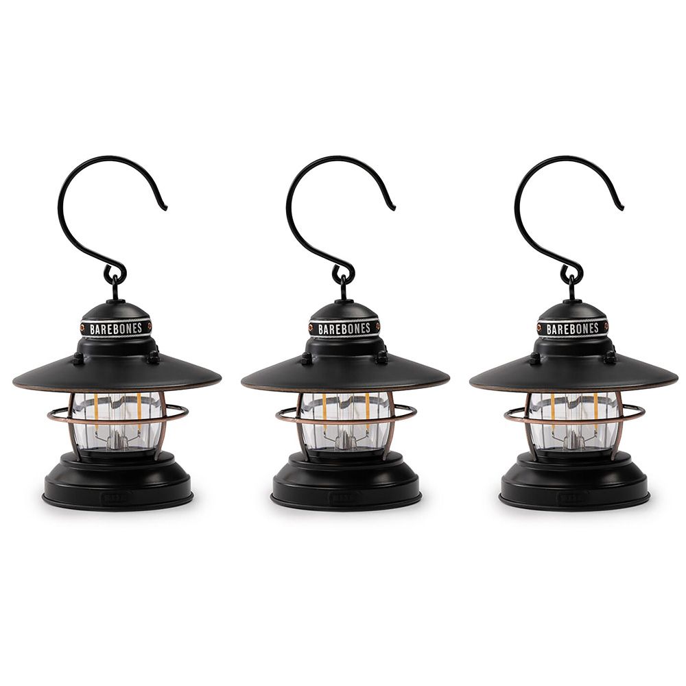 Barebones - Edison Mini Lantern - Bronze - 3 Pcs