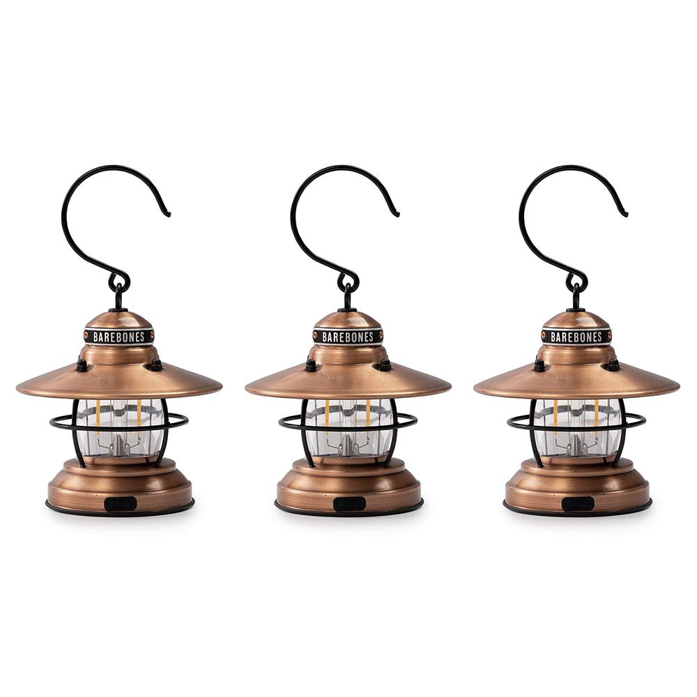 Barebones - Edison Mini Lantern - Copper - 3 Pcs