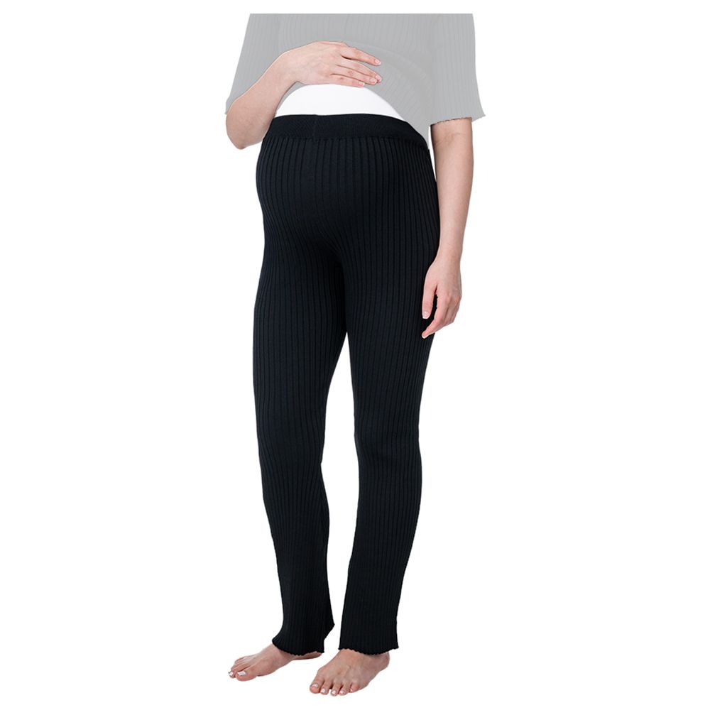 Bump'in Maternity - Kyra Rib Trouser - Black