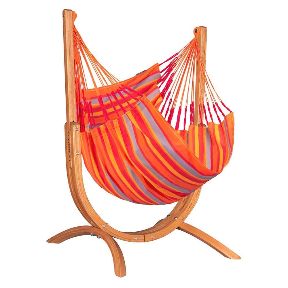 La Siesta - Udine Outdoor Hammock Chair With Wooden Stand - Toucan - 115 cm