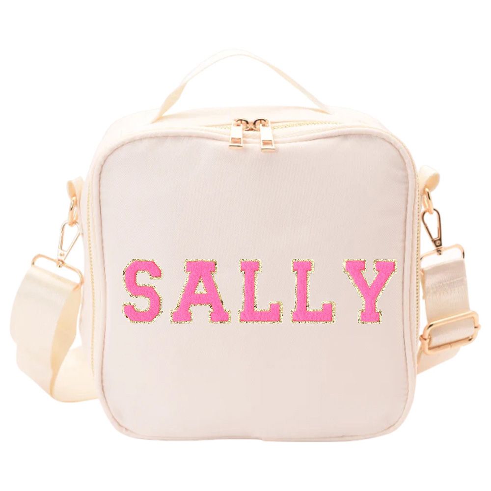 The Happy Tribe - Personalised Lunch Bag - Cream