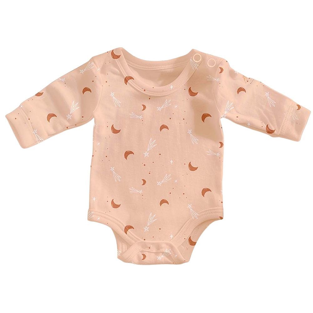 Luay - Half Moon Full Sleeves Bodysuit - Orange