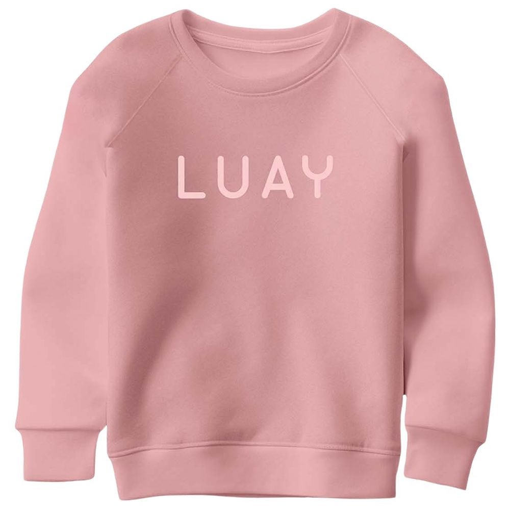 Luay - Ultra-Soft Fabric Sweatshirt - Peach