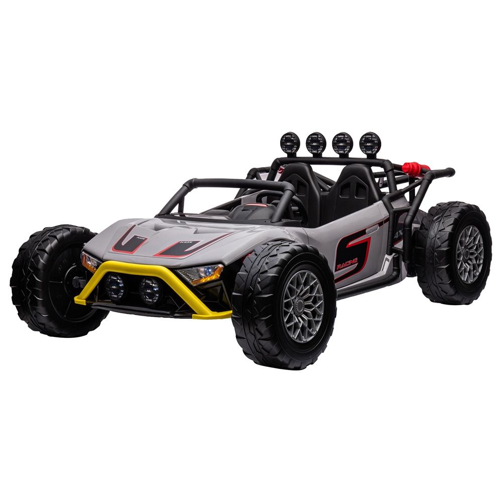 Megastar - 24V Super Slash Monster 2 Seater Ride On Car - Grey