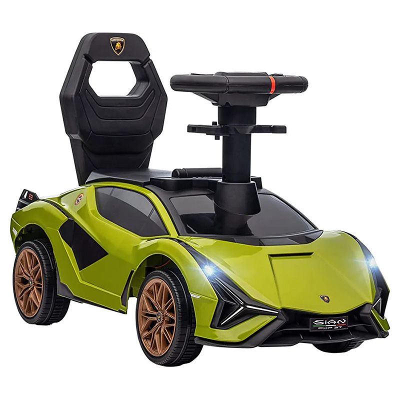 Megastar - Licensed Lamborghini Sian FKP 37 Kids Ride On Push Car - Green