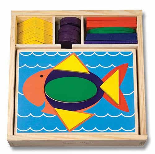 Melissa & Doug Beginner Pattern Blocks