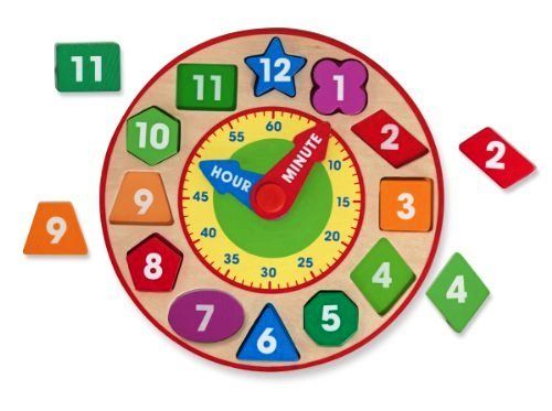 Melissa & Doug Shape Sorting Clock