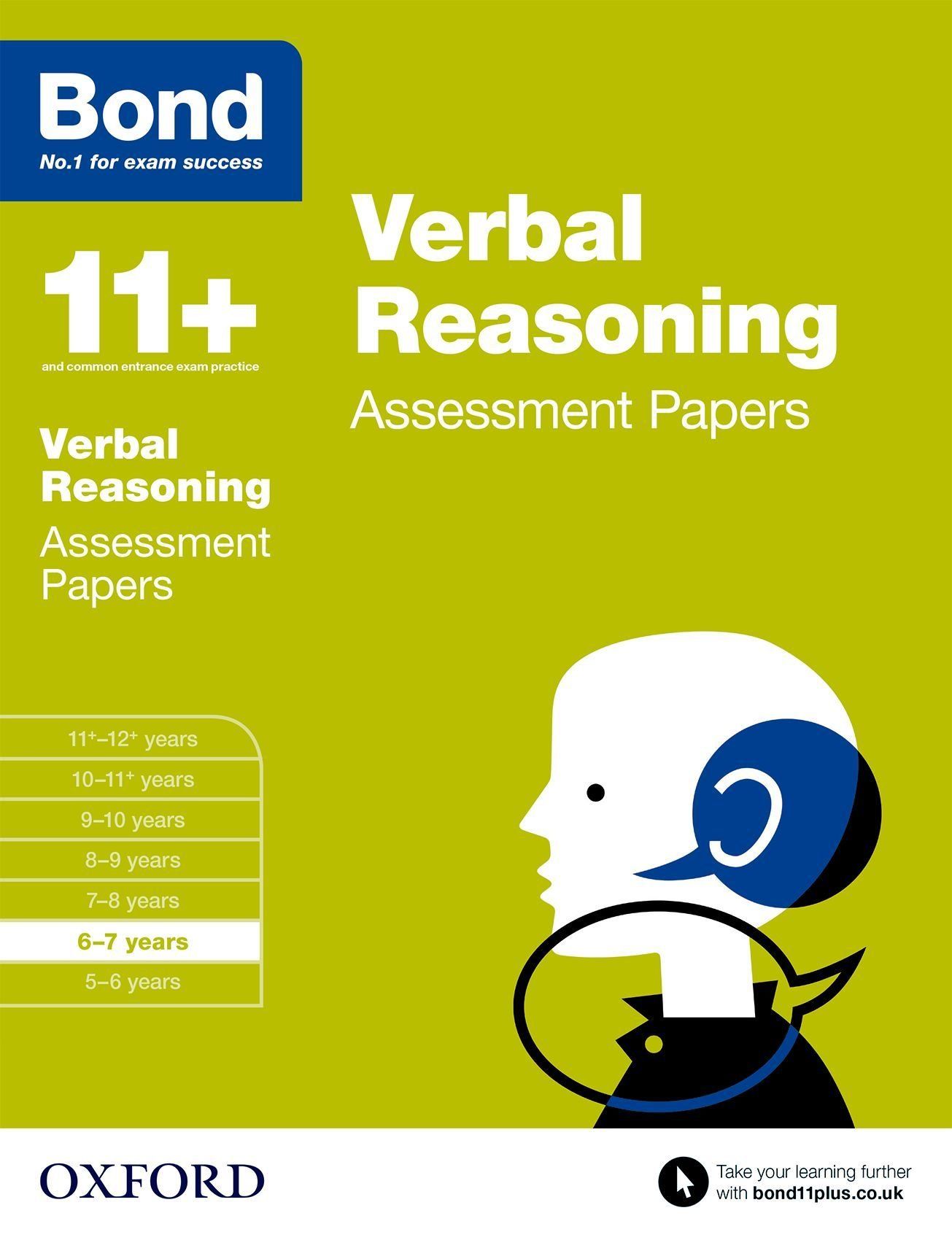 Study Guide Bond 11+ Verbal Reasoning: Papers, 6-7 Years