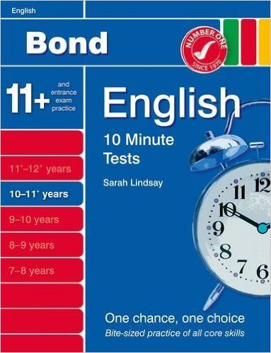 Study Guide Bond 10 Minute Tests English 10-11 Years