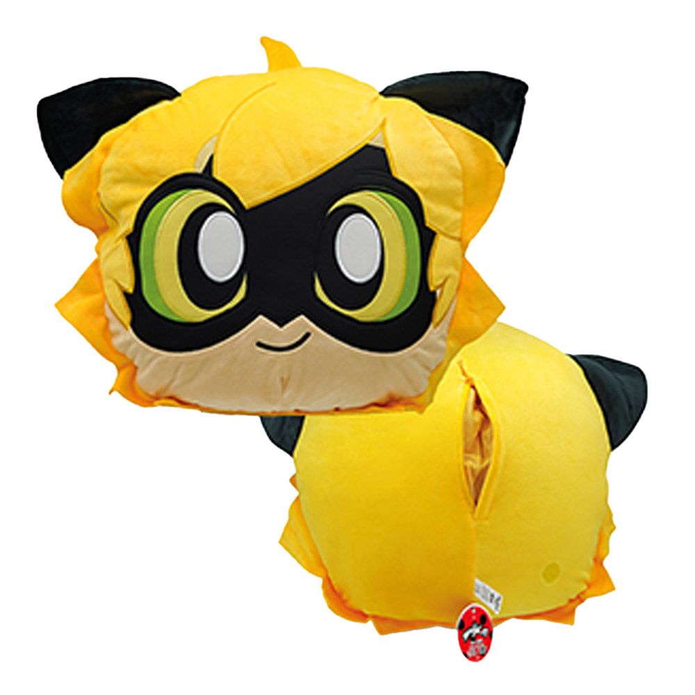 Miraculous - Cat Noir Huggie Hideaway Plush Toy - 40cm