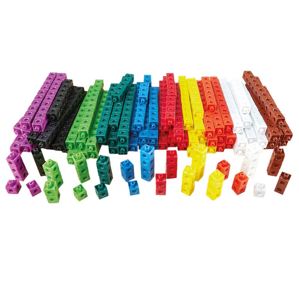 TTS - Colourful Snap Counting Cubes - 1000pcs