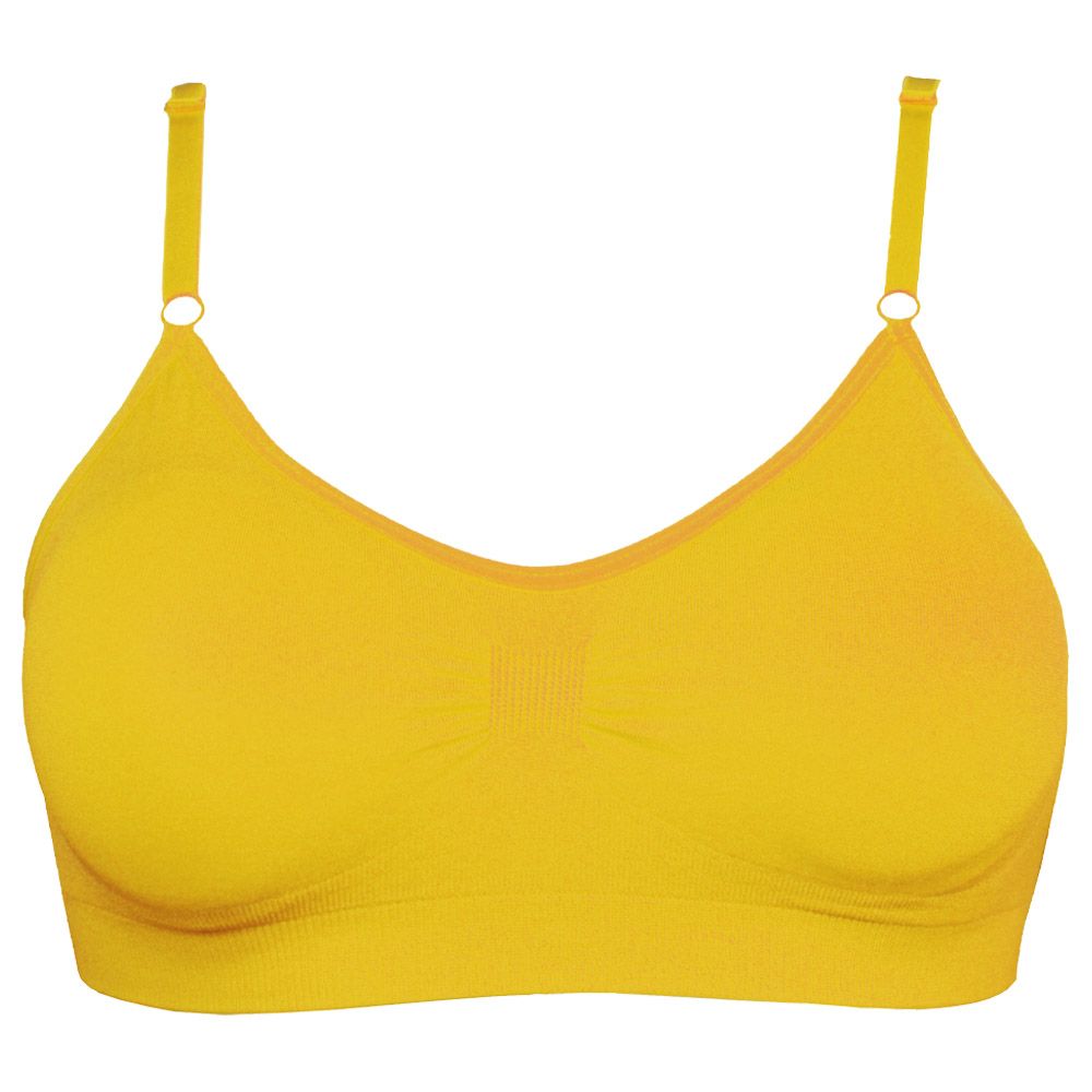 Magic Body Fashion - Comfort Bra With Spaghetti Straps - Yellow