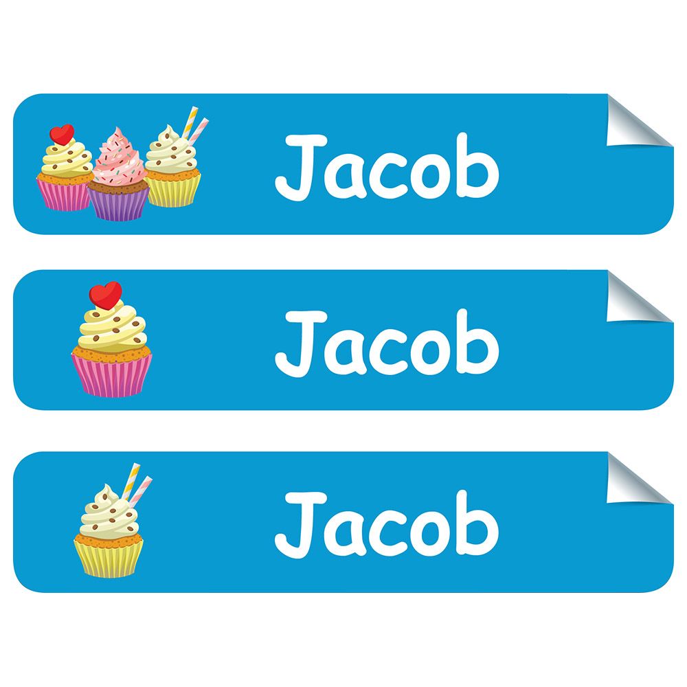 Mylabels - Personalized Labels - Cup Cake - Pack of 30 - Large