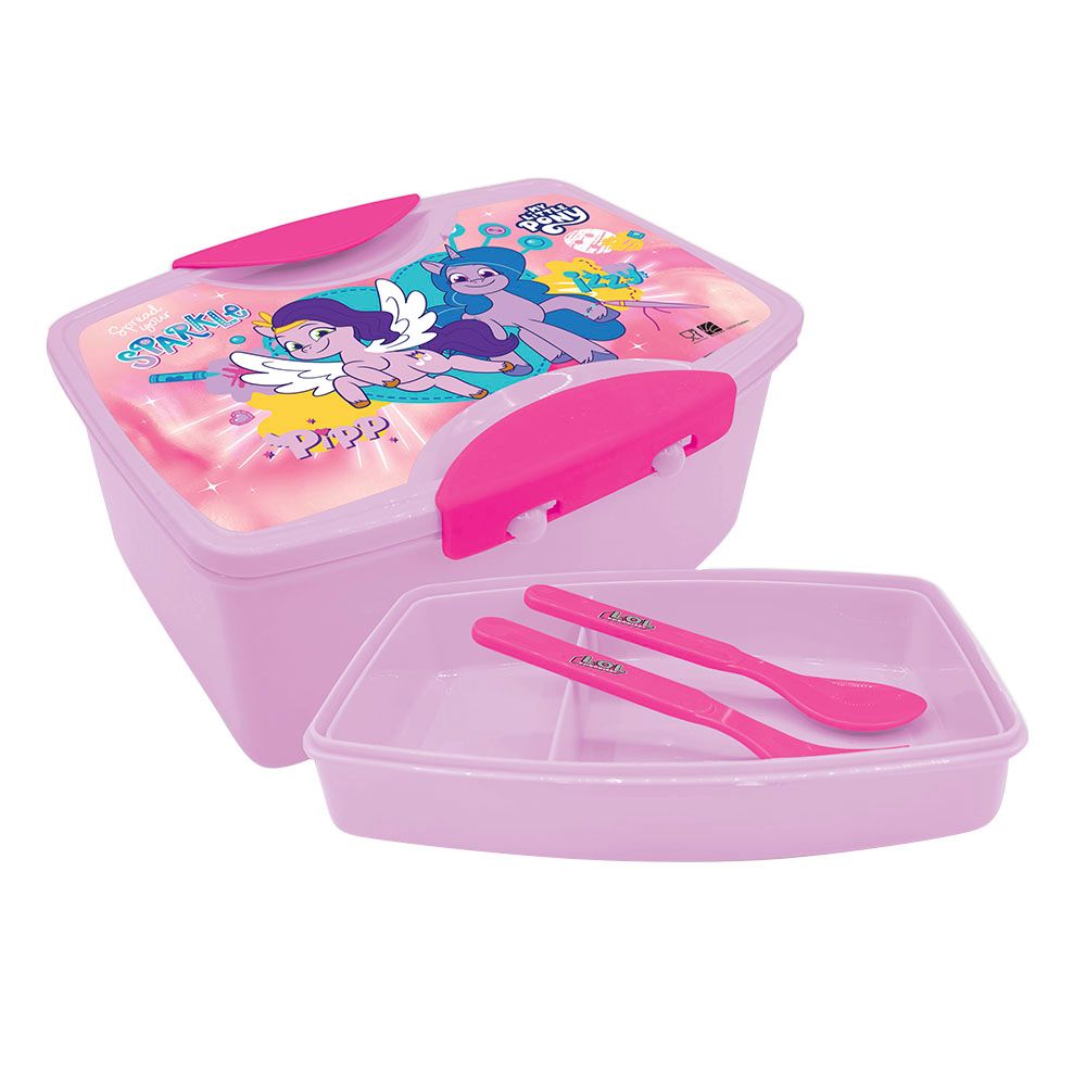 My Little Pony - Lunch Box With Fork And Spoon