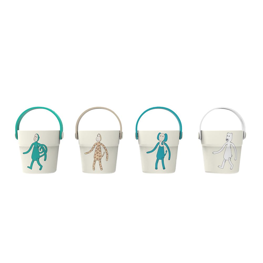 Matchstick Monkey - Bathtime Bucket Set - 4pcs