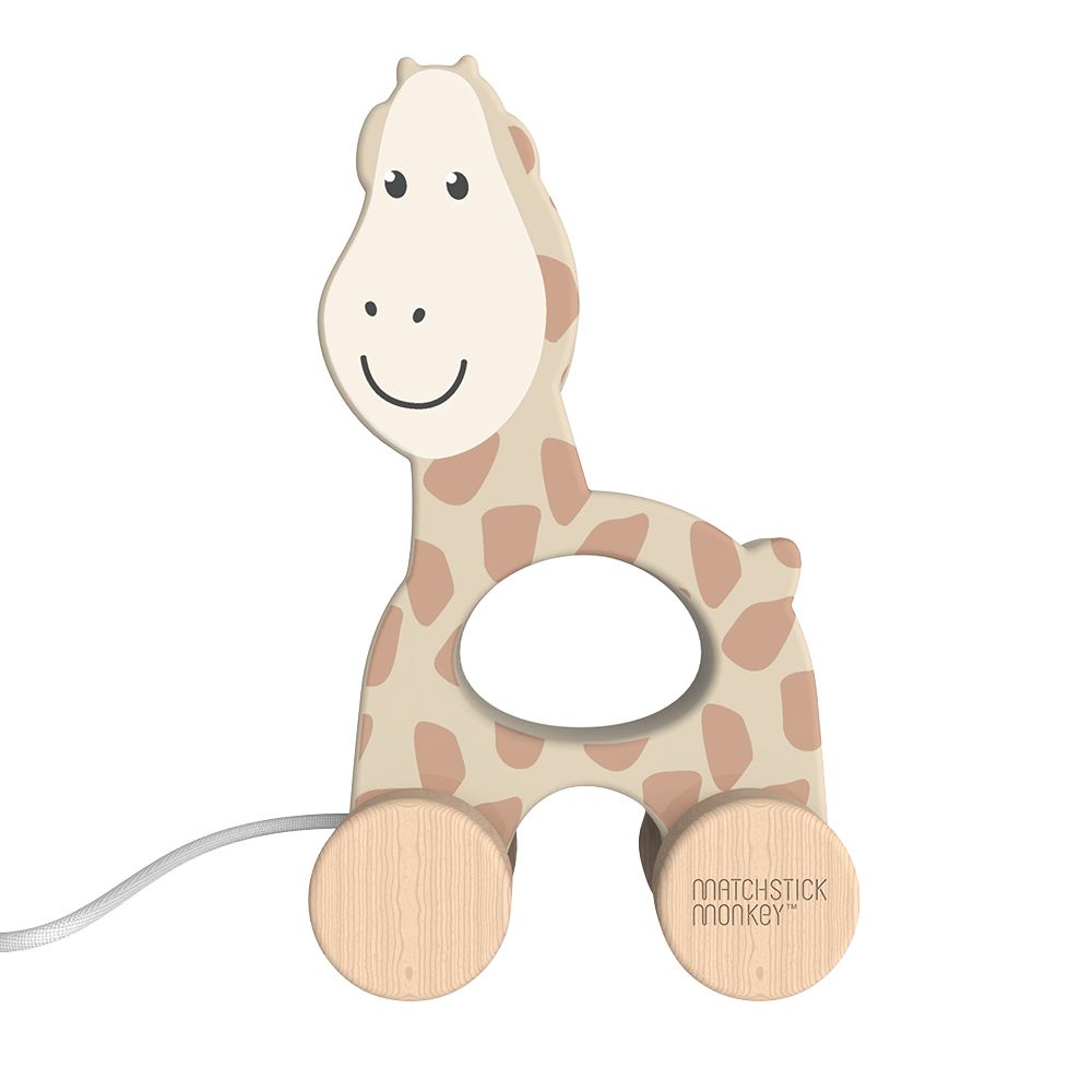 Matchstick Monkey - Playtime Pull Along - Giraffe