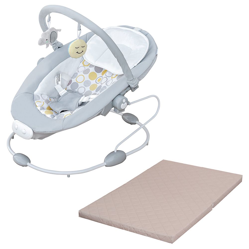 Moon - Hopper Baby Bouncer w/ Two Fold Travel Cot Mattress