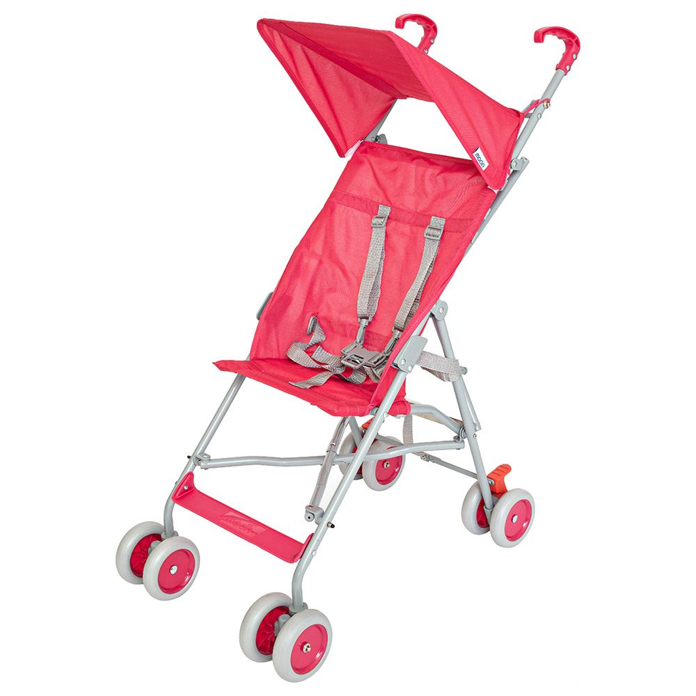 Moon - Jet Ultra Lightweight Foldable Buggy Stroller - Pink