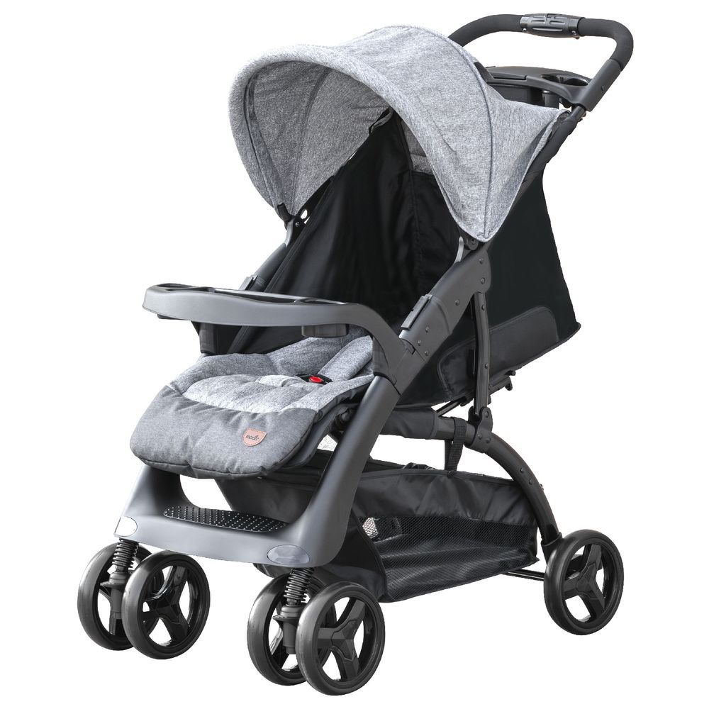 Moon - Aria Baby Travel Stroller - Dark Grey