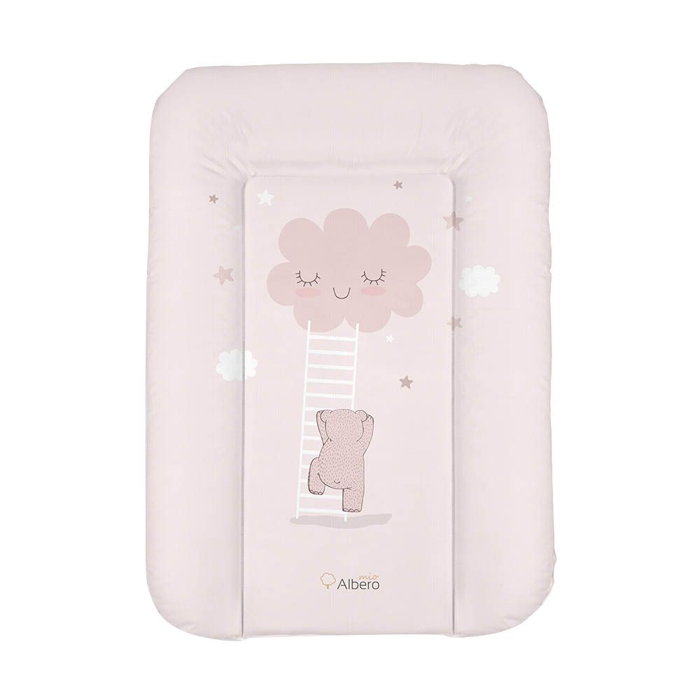 Albero Mio - Flat Soft Changing Mat - Walk In The Clouds - Pink