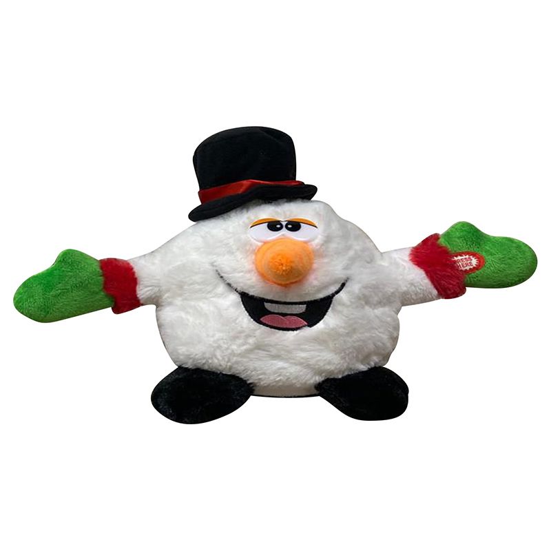 Brain Giggles - Musical Plush Snowman Christmas Decoration