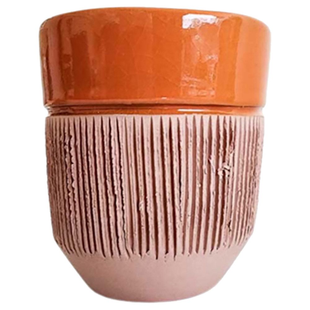 Aiida - Pottery Cup - Orange