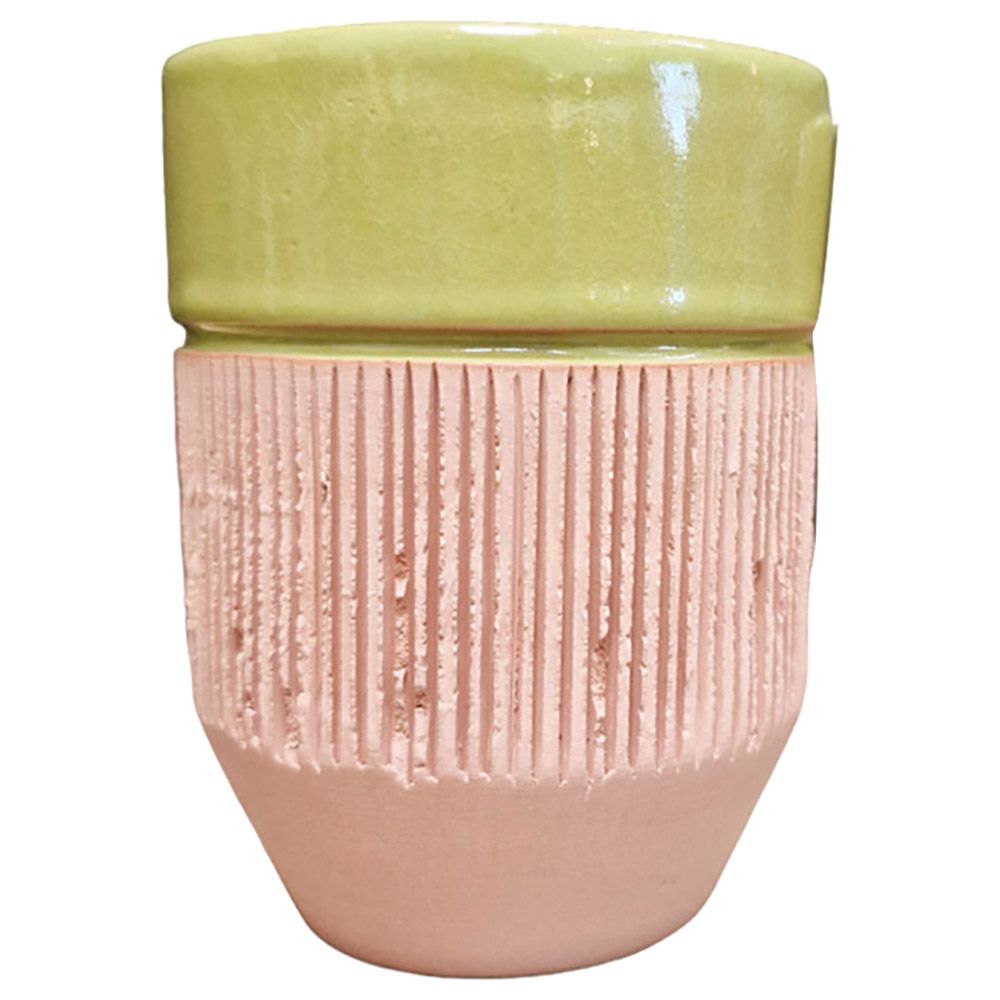 Aiida - Pottery Cup - Green